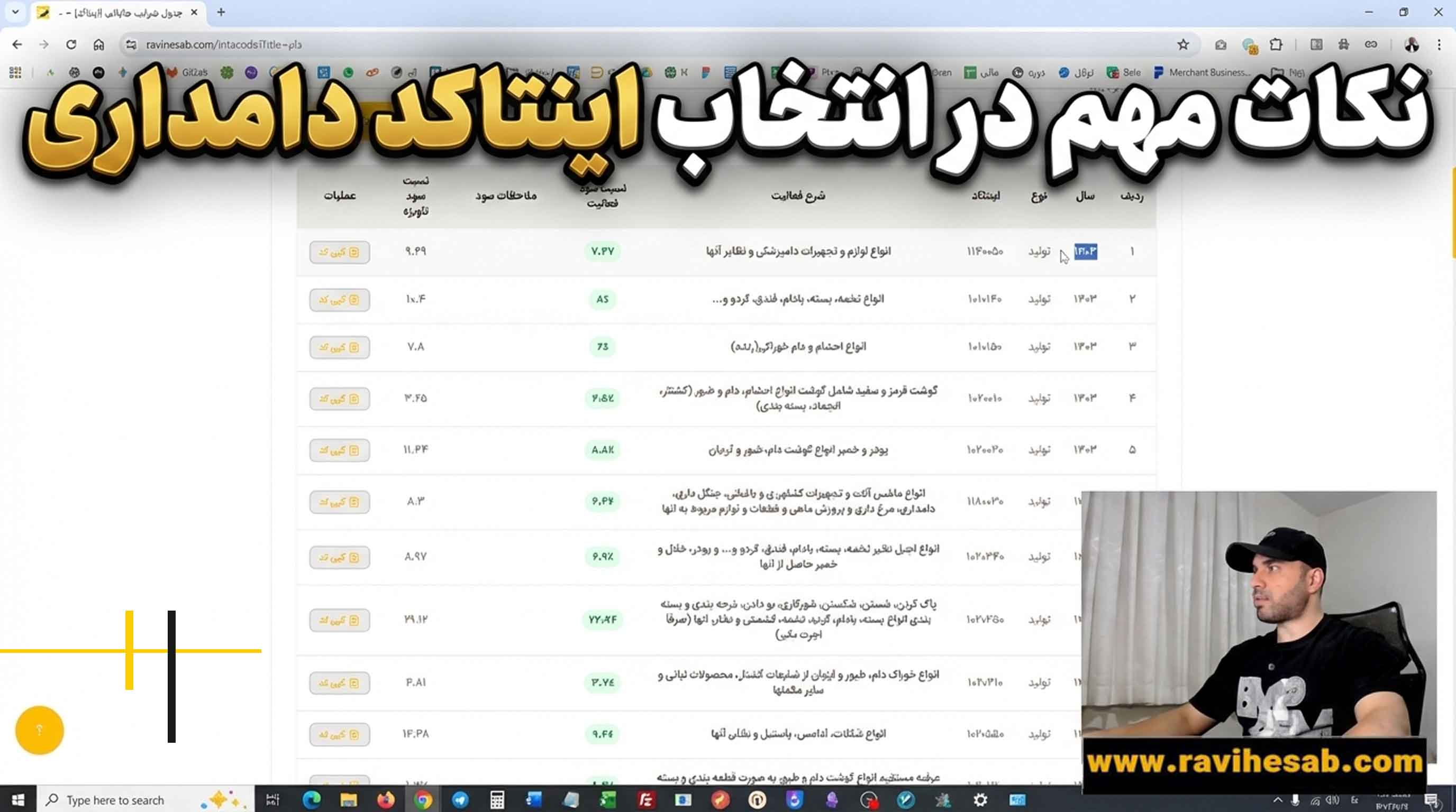 اینتاکد دامداری 1405