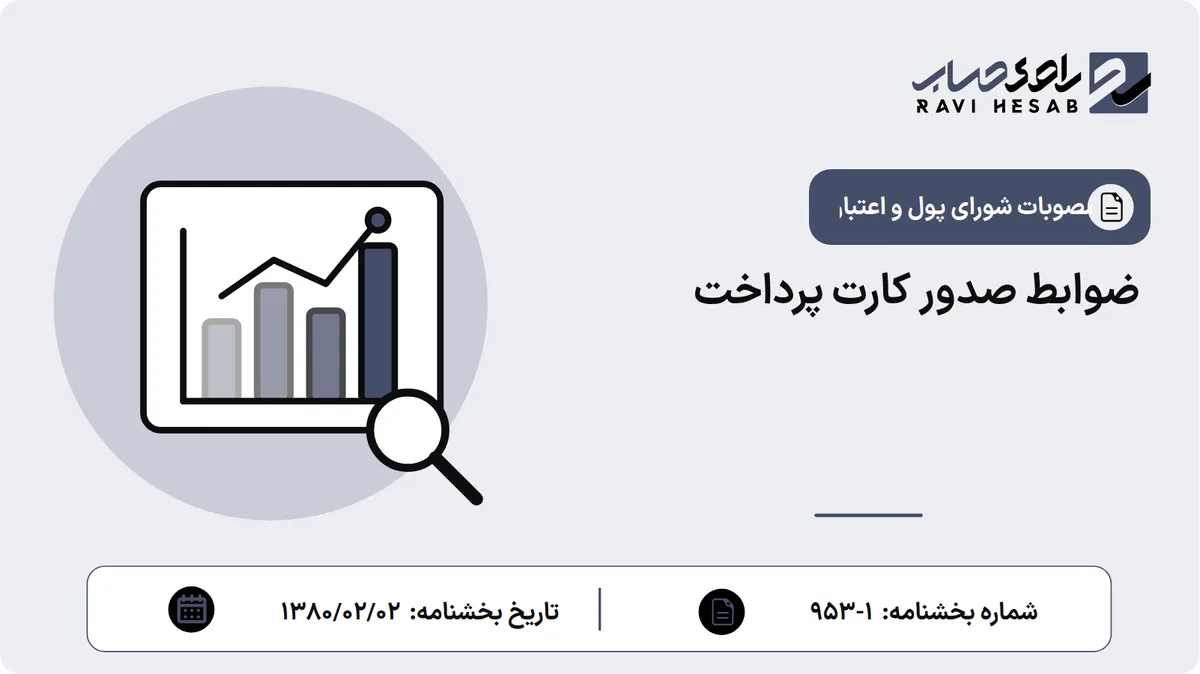 ضوابط صدور کارت پرداخت