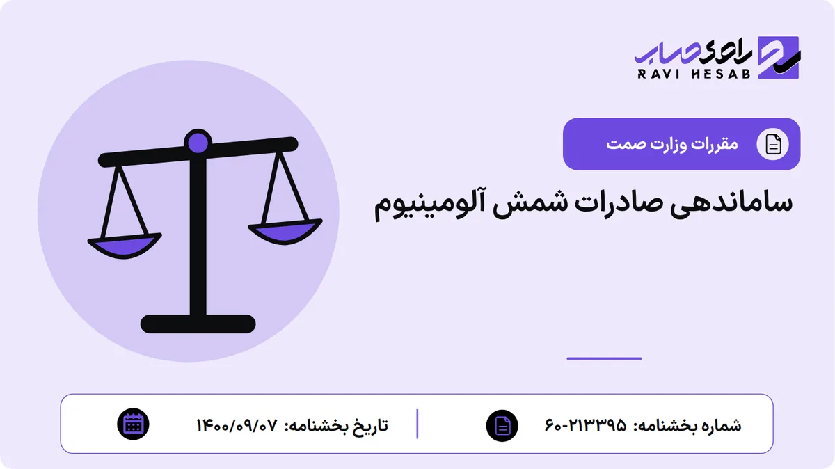 ساماندهی صادرات شمش آلومینیوم