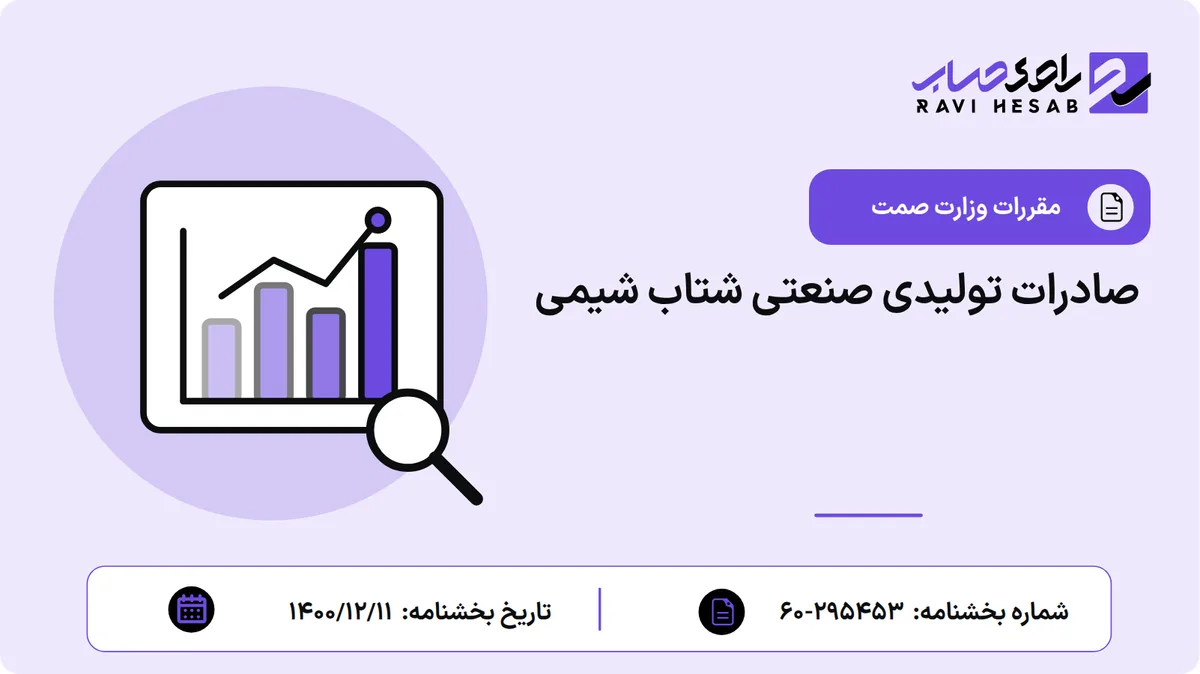 صادرات تولیدی صنعتی شتاب شیمی