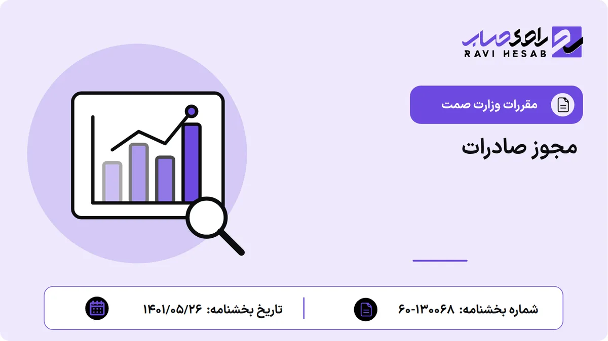 مجوز صادرات