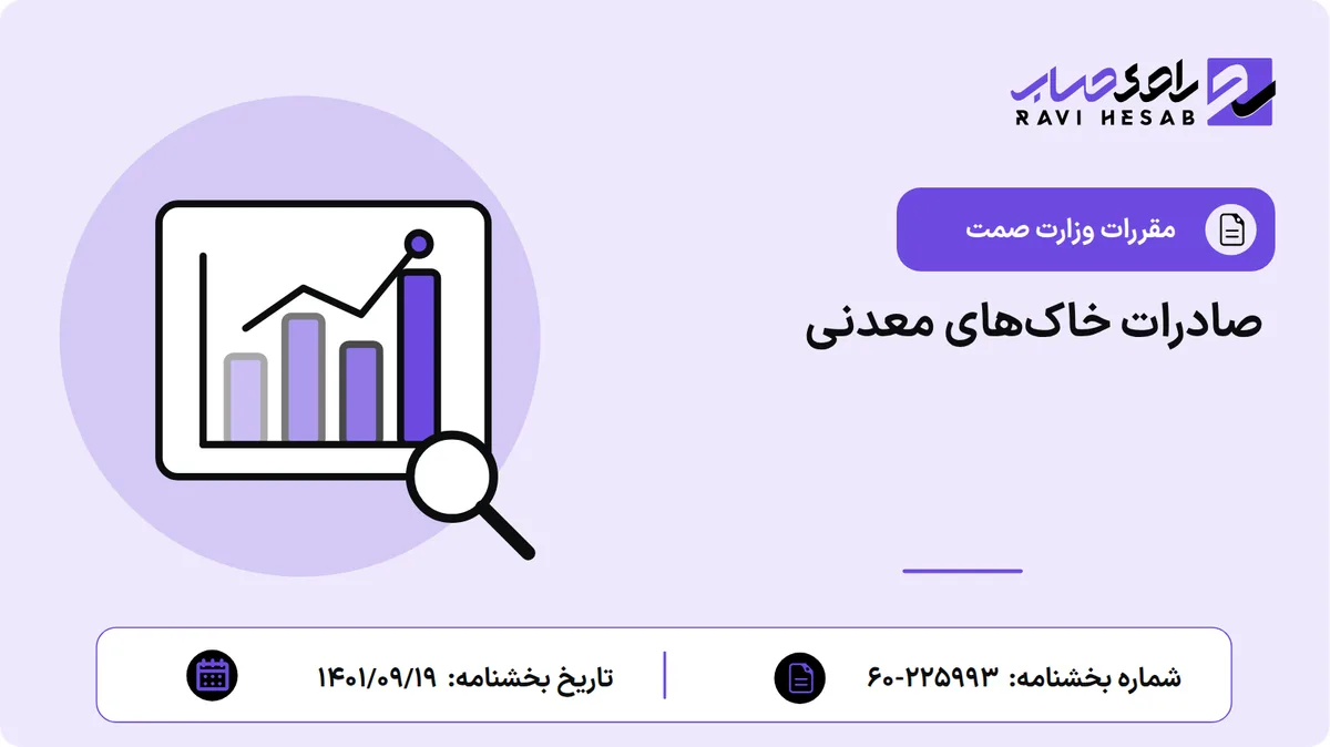 صادرات خاکهای معدنی
