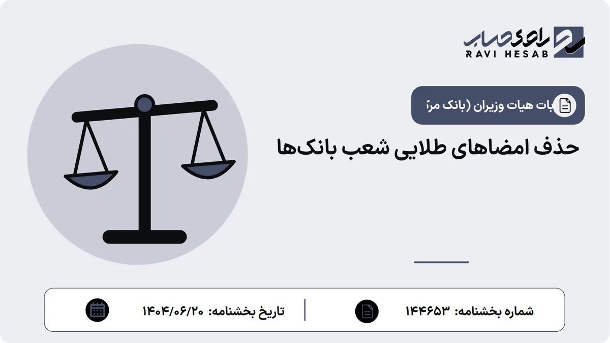 حذف امضاهای طلایی شعب بانکها