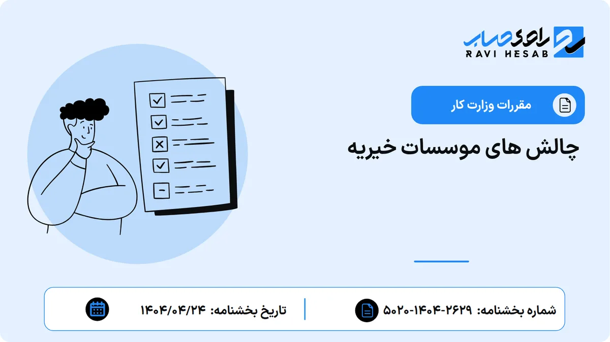 چالش های موسسات خیریه
