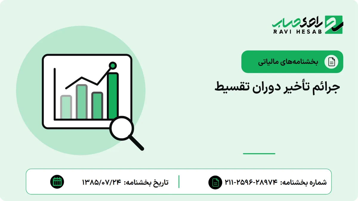 جرائم تأخیر دوران تقسیط