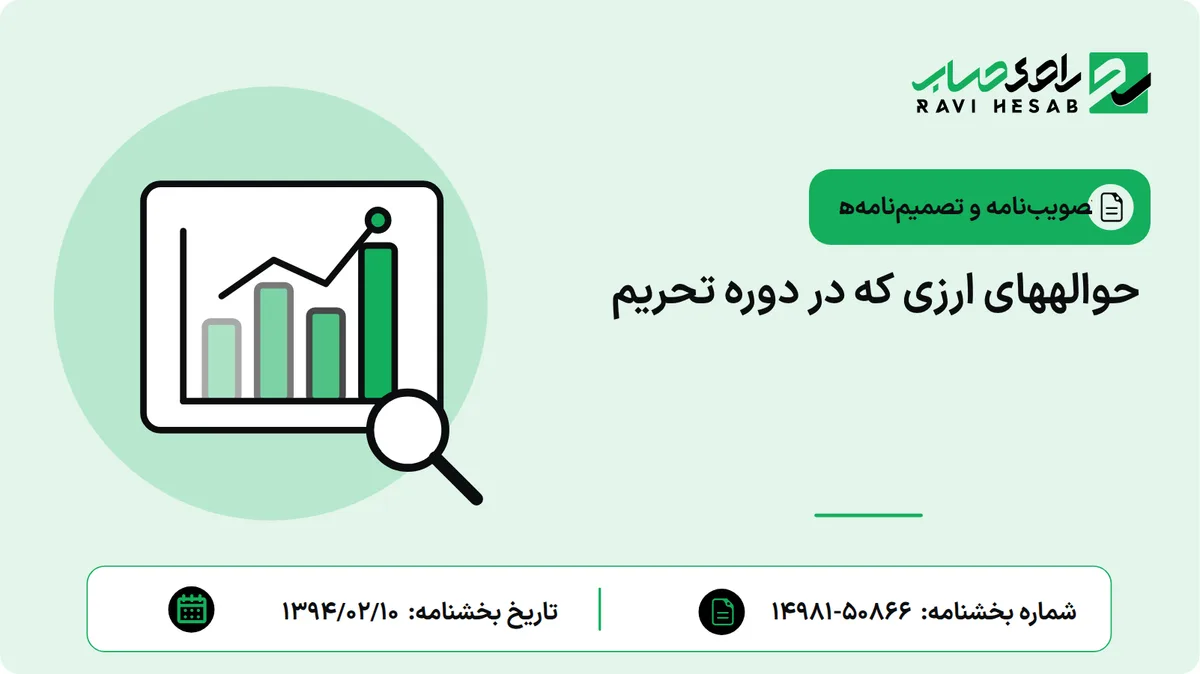 حوالههای ارزی که در دوره تحریم