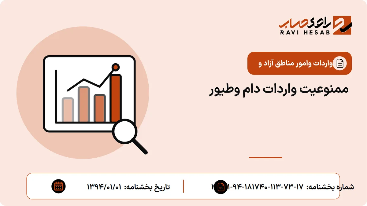 ممنوعیت واردات دام وطیور
