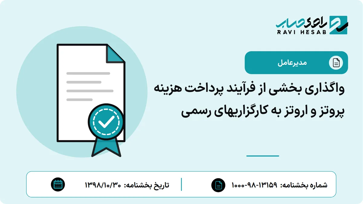 واگذاری بخشی از فرآیند پرداخت هزینه پروتز و اروتز به کارگزاریهای رسمی