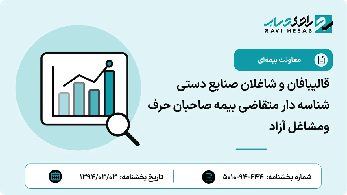 قالیبافان و شاغلان صنایع دستی شناسه دار متقاضی بیمه صاحبان حرف ومشاغل آزاد