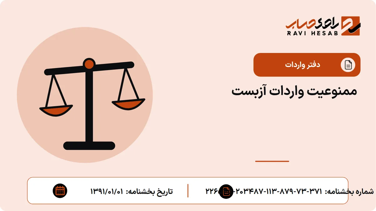 ممنوعیت واردات آزبست