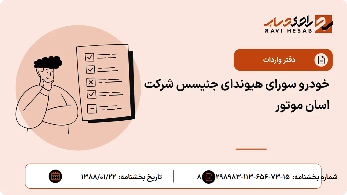 خودرو سورای هیوندای جنیسس شرکت اسان موتور