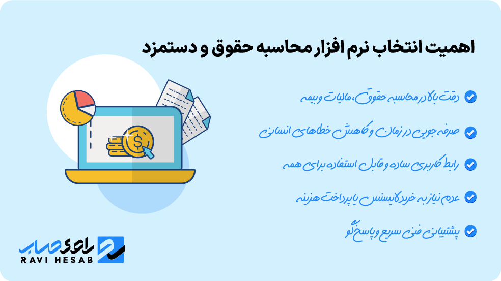 اهمیت اتخب نرم افزار محاسبه دستمزد و حصوص