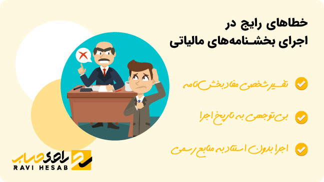 اشتباه در اجرای بخشنامه مالیاتی و پیامدهای مالی آن