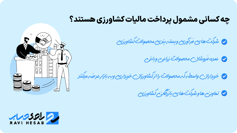 چه کسانی مشمول پرداخت مالیات کشاورزی در ایران هستند