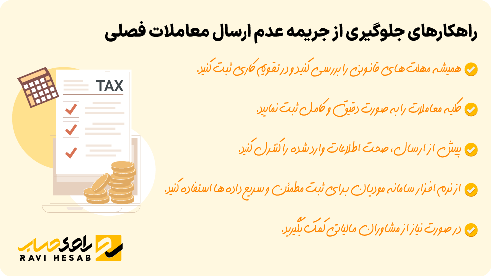 روش‌های مؤثر برای جلوگیری از جریمه معاملات فصلی