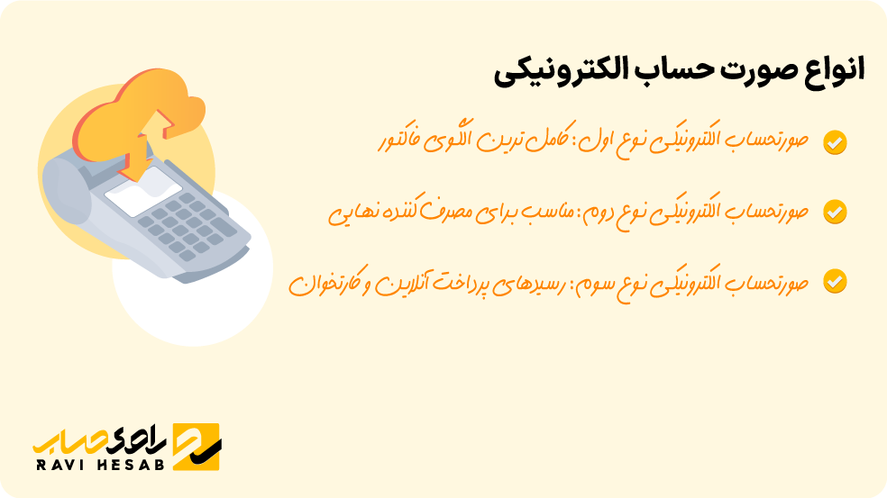 انواع صورت حساب الکترونیکی